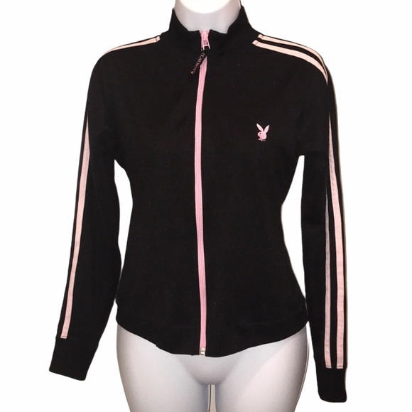 PLAYBOY Jackets & Blazers - 🔥PLAYBOY Arm Stripe Athletic Jacket - S